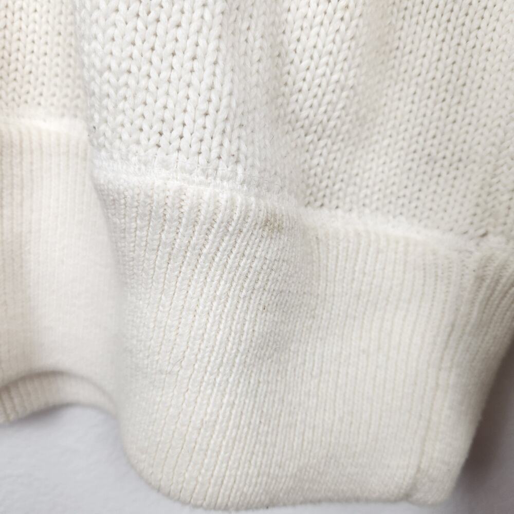 Ralph Lauren Polo Sport Vintage USA Sweater Cream Women Size Large Crewneck Flag - Picture 12 of 12